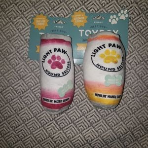 Light Paw 2pk Seltzer Dog Toy